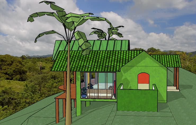 Example of tropical green building / sustainable design