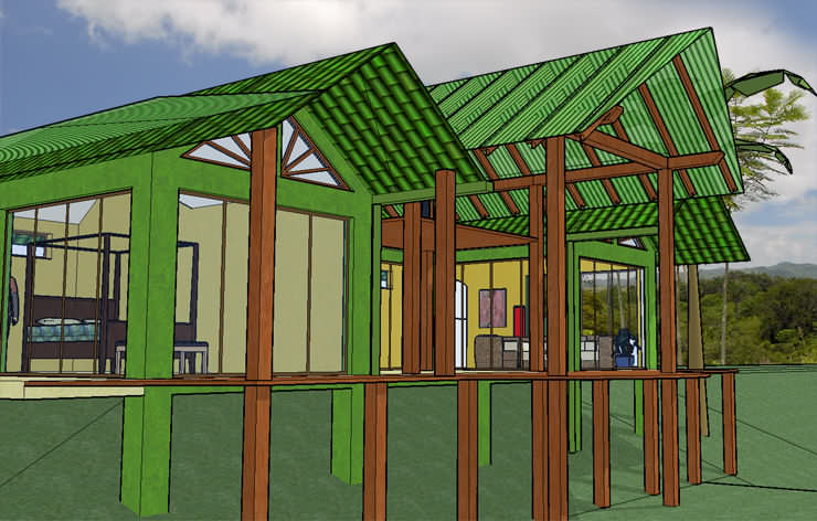 Example of tropical green building / sustainable design