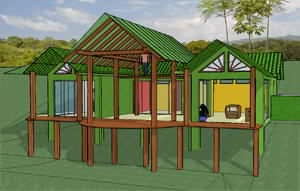 Eco House 2 - Casa Amapola - Costa Rica Green Real Estate