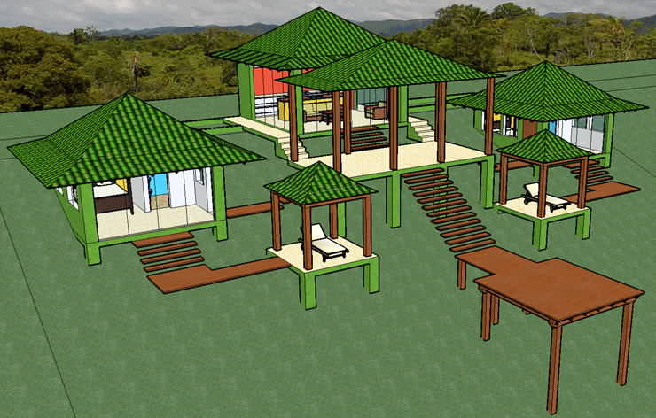 Example of tropical green building / sustainable design