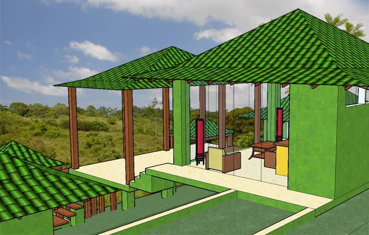 Example of tropical green building / sustainable design