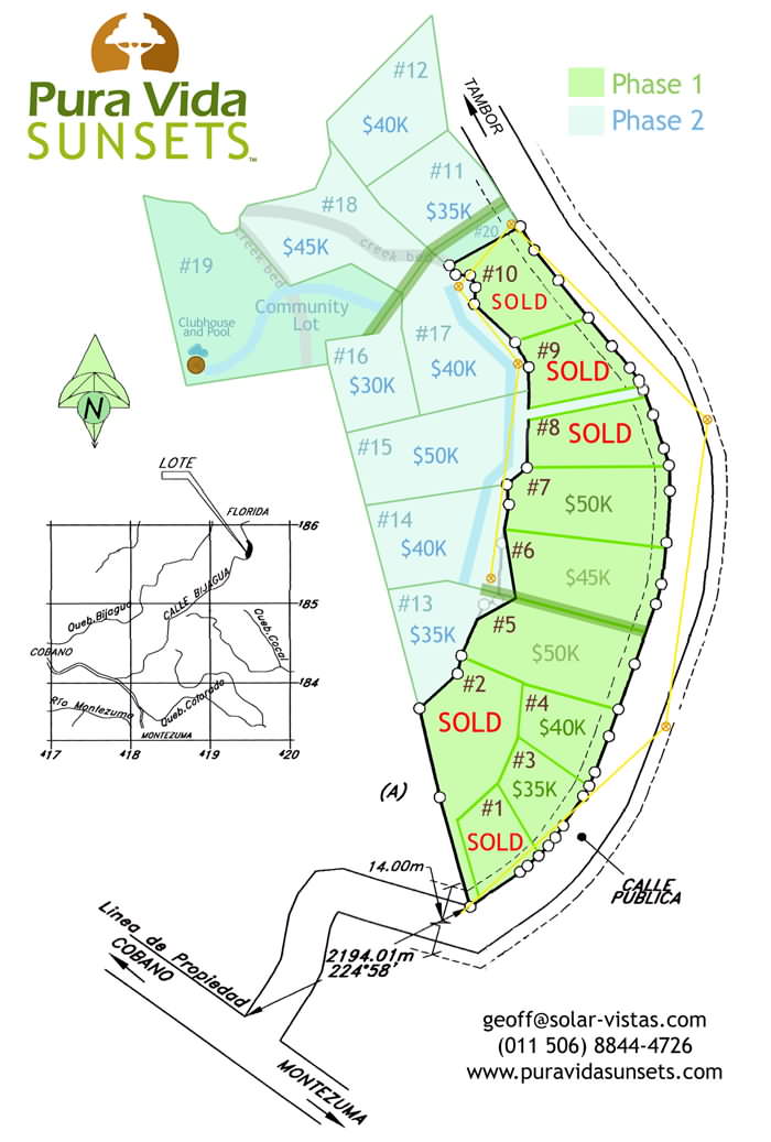Montezuma Real Estate Map