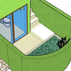 Green Building - everyone loves a garden bathroom.